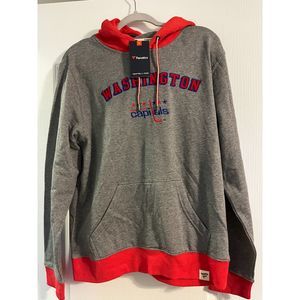 Washington Capitals Hockey Men's Hoodie Sweatshirt Fanatics Medium NWT